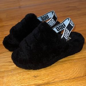 Ugg fluff slide slipper